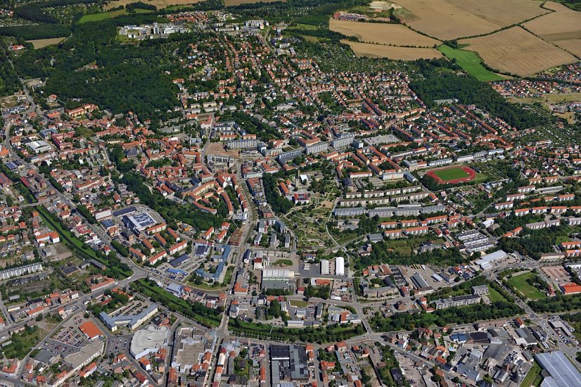 Nordhausen von oben (Foto: Nürnberg Luftbild, Hajo Dietz)