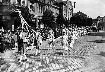 Umzug der Nordhäuser im Jahr 1927 anlässlich des 1000. Stadtgeburtstages. (Foto: Stadt Nordhausen)
