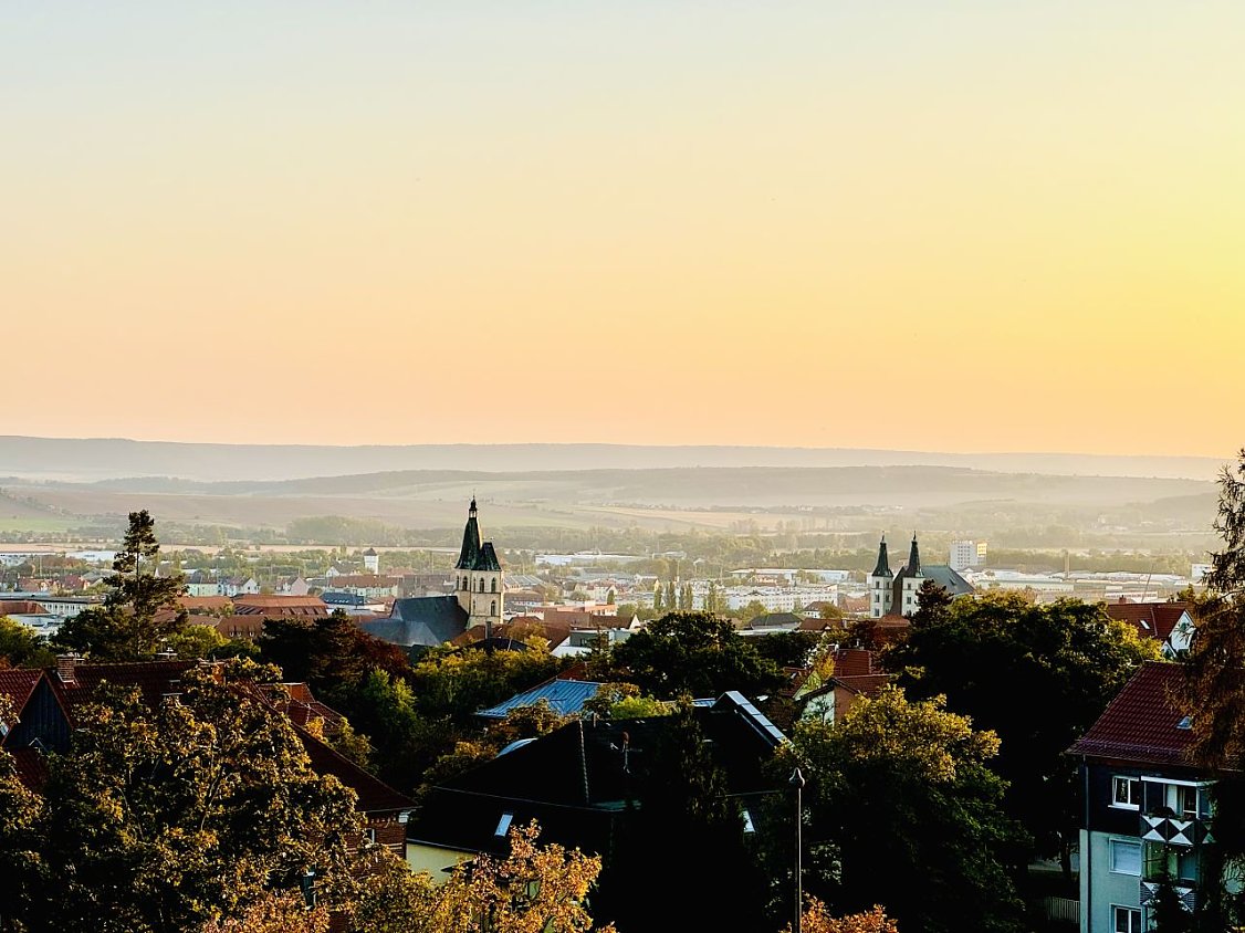 Aussichten auf die Stadt genießen (Foto: Stadtverwaltung Nordhausen)