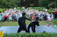 Vernissage im Park des Kunsthauses Meyenburg mit Ballett (Foto: Pressestelle Stadt Nordhausen)