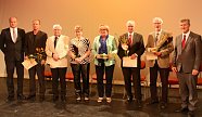 Von Links: m.Kühlewind, H.J. Tischler und Frau, K. Busch, M. Schulze, Dr. K. Gebhardt und OB (Foto: Ilona Bergmann, Pressestelle Stadt Nordhausen)