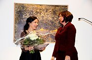 ausgezeichnet mit dem Grafikpreis: Franca Bartholomäi (Foto: Ilona Bergmann, Pressestelle Stadt Nordhausen)