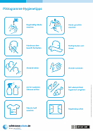 Piktogramme - 10 Hygienetipps - Deutsch (Foto: Bundeszentrale für gesundheitliche Aufklärung für die Bevölkerung)
