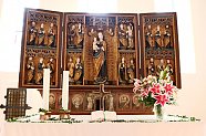 Der spätgotische Marienaltar der Evangelische Filialkirche St. Martin und Johannes aus dem Jahre 1495  (Foto: Stadtverwaltung Nordhausen)