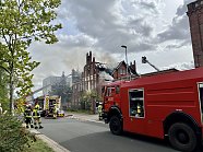 Hausbrand in der Rothenburgstraße (Foto: ©Stadtverwaltung Nordhausen)