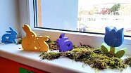 Der Osterhase war bei den „Kleinen Spürnasen“ (Foto: Kita „Kleine Spürnasen“)
