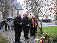 Gedenken der Opfer der antijüdischen Pogromnacht vor 61 Jahren (Foto: Ilona Bergmann)