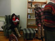 „Literatur und Kunst“  Lesebereich (Foto: Ilona Bergmann)