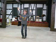Kulturnacht im Tabakspeicher: Springseil-Wettbewerb (Foto: Ilona Bergmann)