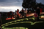 Bild: Lichterfest auf dem Petersberg