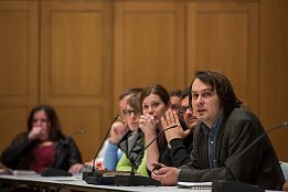 Bild: Vortrag Prof. Steffen Schuhmann Kunsthochschule Berlin Weisensee