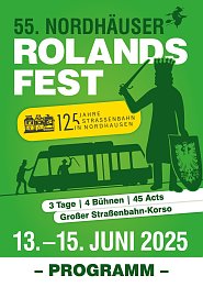 Flyer 55. Nordhäuser Rolandsfest (Foto: Stadtverwaltung Nordhausen)