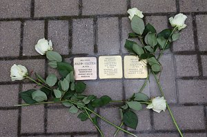Bild: Stolpersteine in Nordhausen
