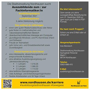 Bild: Ausbildung zur/zum Fachinformatiker/in (m/w/d) - Fachrichtung Systemintegration