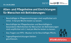 Bild: Corona-Sonderverordnung bis 14.02.