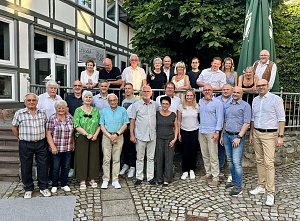 Delegationen aus Partnerstädten Bochum und Ostrów beim 55. Rolandsfest