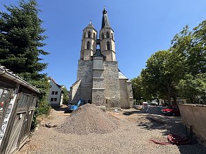 Im Blick: Teilbereich 3. Bauabschnitts nördlich um die Blasiikirche