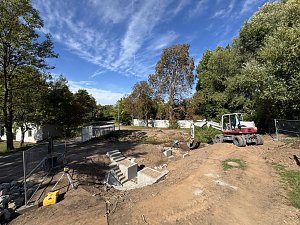 Aktuelle Arbeiten am Abschlagbauwerk "Mühlgraben/Stadtpark"