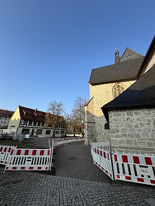 Bild: Blasiikirchplatz - Bauarbeiten haben begonnen