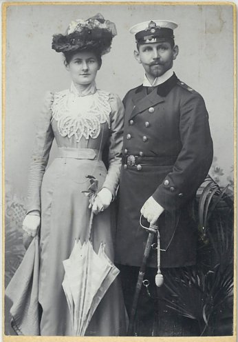 Historische Fotografie aus einer alten Familienchronik (Foto: Nordhäuser Familiengeschichtsforscher)