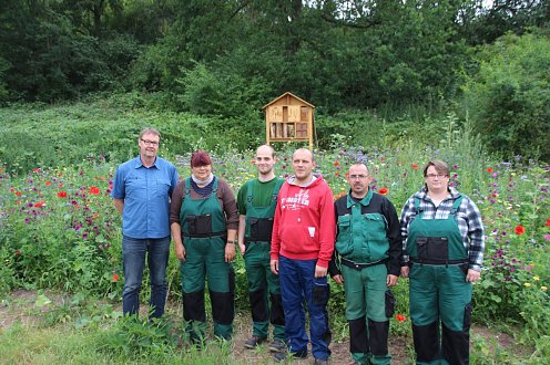 BBZ-Projektteam mit Projektleiter Karsten Jakschik (links) (Foto: Stadtverwaltung Nordhausen)