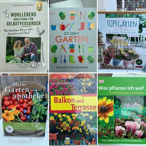 Lesetipps Fokus "Garten" (Foto: Stadtverwaltung Nordhausen)