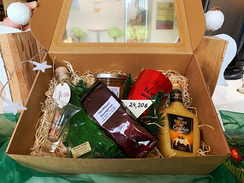 Geschenkbox aus der Stadtinfo (Foto: ©Stadtverwaltung Nordhausen)