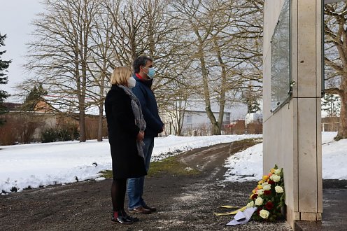 Stilles Gedenken 27. Januar 2021 (Foto: Stadtverwaltung Nordhausen)