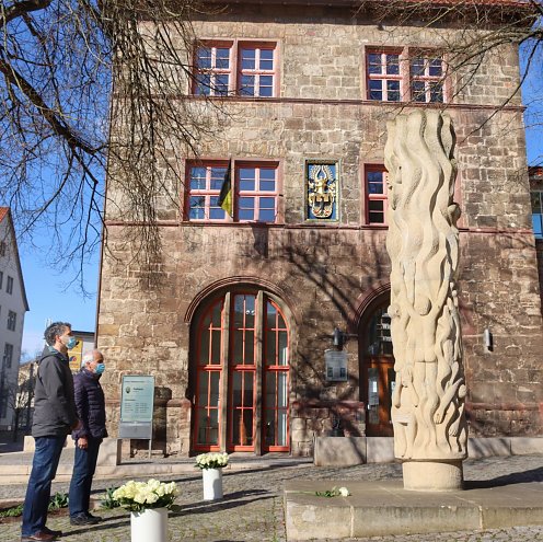 Stilles Gedenken (Foto: Stadtverwaltung)