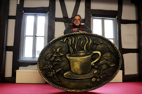 Museumsleiter Jürgen Rennebach stellt neue Ausstellung vor (Foto: Stadtverwaltung Nordhausen)