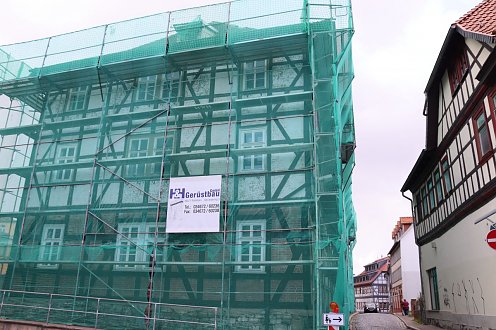 Dachsanierung Walkenrieder Hof und Waisenhaus (Foto: Stadtverwaltung Nordhausen)