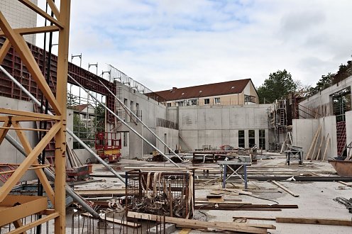 Baustelle Theater Mai 2021 (Foto: Stadtverwaltung)
