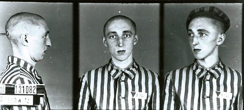 Erkennungsdienstliches Foto von Hans Siegel (Foto: Pa&#324;stwowe Muzeum Auschwitz-Birkenau)