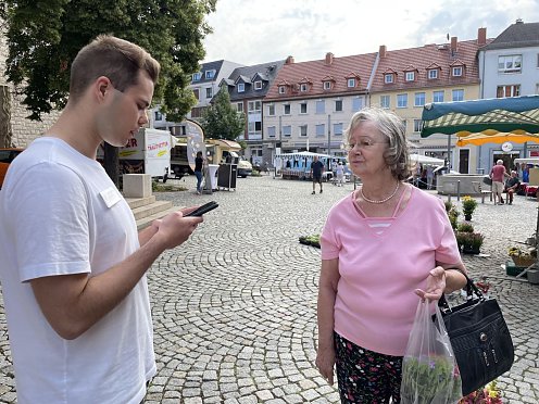 Marktumfrage (Foto: Stadtverwaltung Nordhausen)