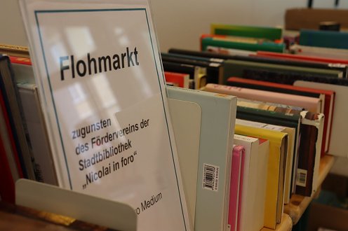 Flohmarkt Stadtbibliothek (Foto: ©Stadtverwaltung Nordhausen)