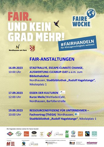Faire Woche in Nordhausen (Foto: ©Stadtverwaltung Nordhausen)