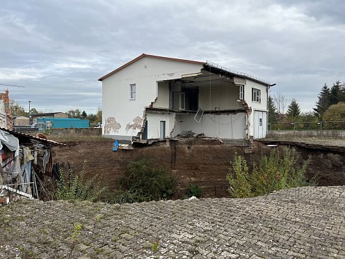 Bild: Erdfall in Salza