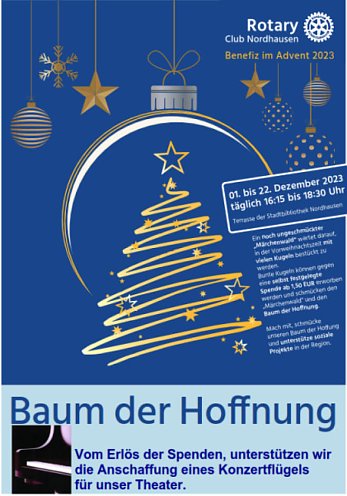 Baum der Hoffnung (Foto: Rotary Club Nordhausen)