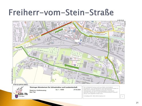 Umleitung Baumaßnahme „Freiherr-vom-Stein-Straße“ (Foto: )
