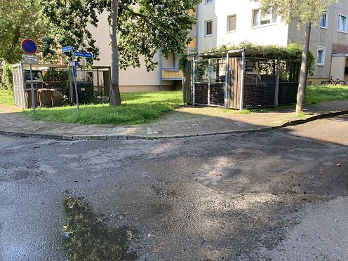 Vorher Northeimer Straße (Foto: ©Stadtverwaltung Nordhausen)
