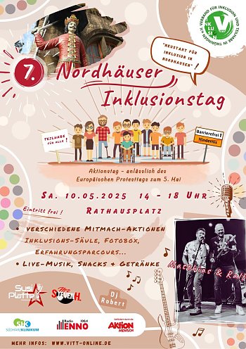 7. Nordhäuser Inklusionstage – 2025 (Foto: Thüringen e. V. – VITT) 7. Nordhäuser Inklusionstage – 2025 (Foto: Thüringen e. V. – VITT)