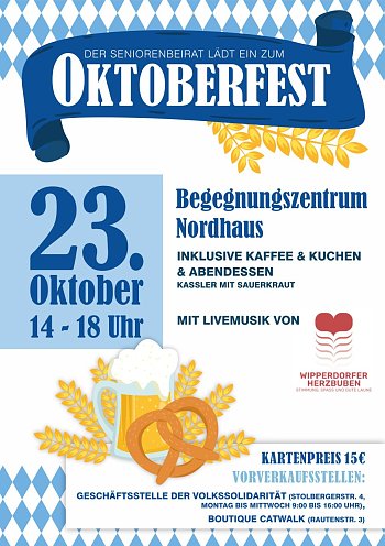 Bild: Oktoberfest im Begegnungszentrum Nordhaus