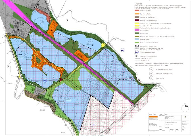 Lageplan Kiesseen (Foto: Stadtverwaltung Nordhausen)