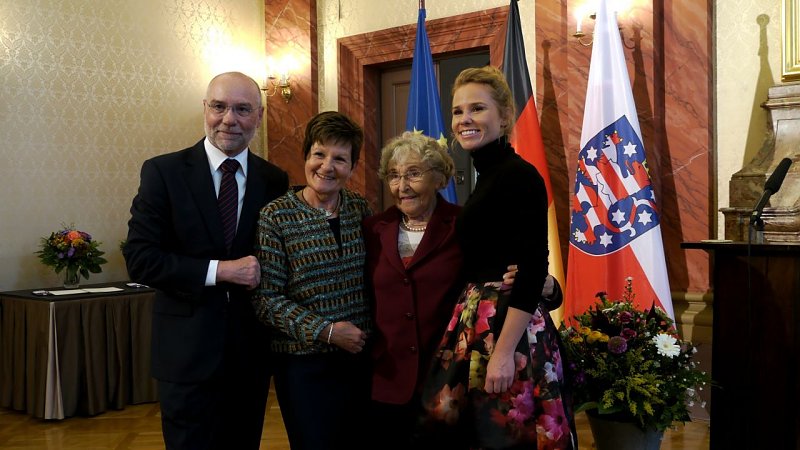 Nordhäuser Ehrenbürgerin Erika Schirmer wird mit Verdienstkreuz der Bundesrepublik Deutschland geehrt