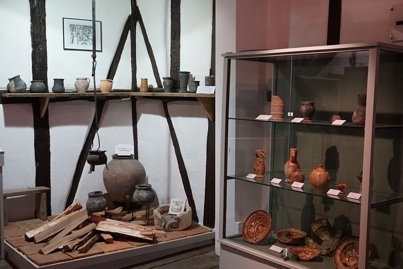 Ausstellung von archäologischen Funden