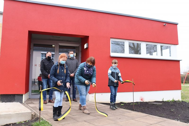 Freigabe Sozialtrakt Sporthalle der Grundschule Niedersalza