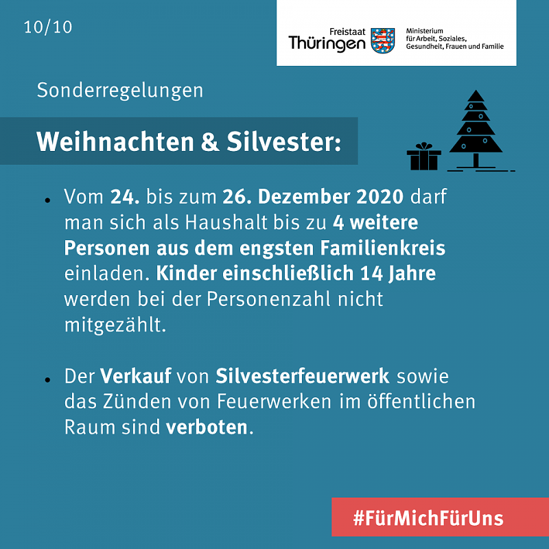 &Uuml;bersicht: Sonderverordnung regelt strengere Ma&szlig;nahmen bis Anfang Januar