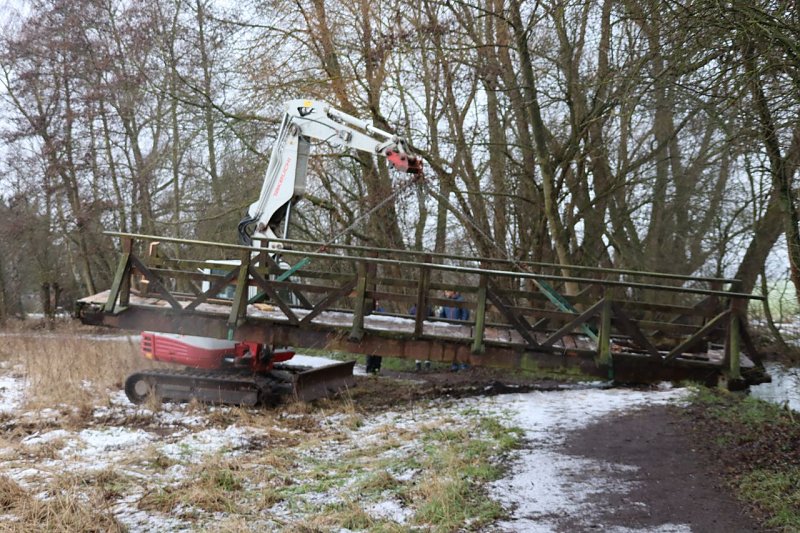 Rückbau Brücke Salzaspring