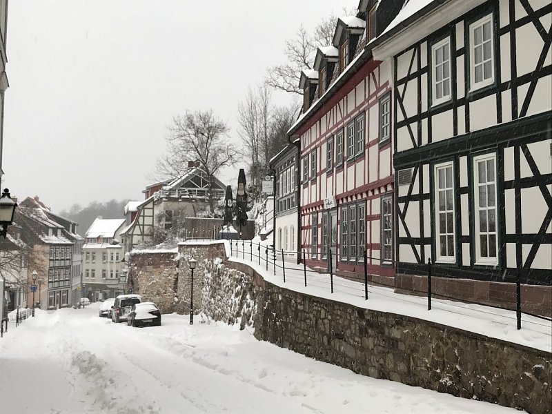 Schneesturm Nordhausen, Februar 2021