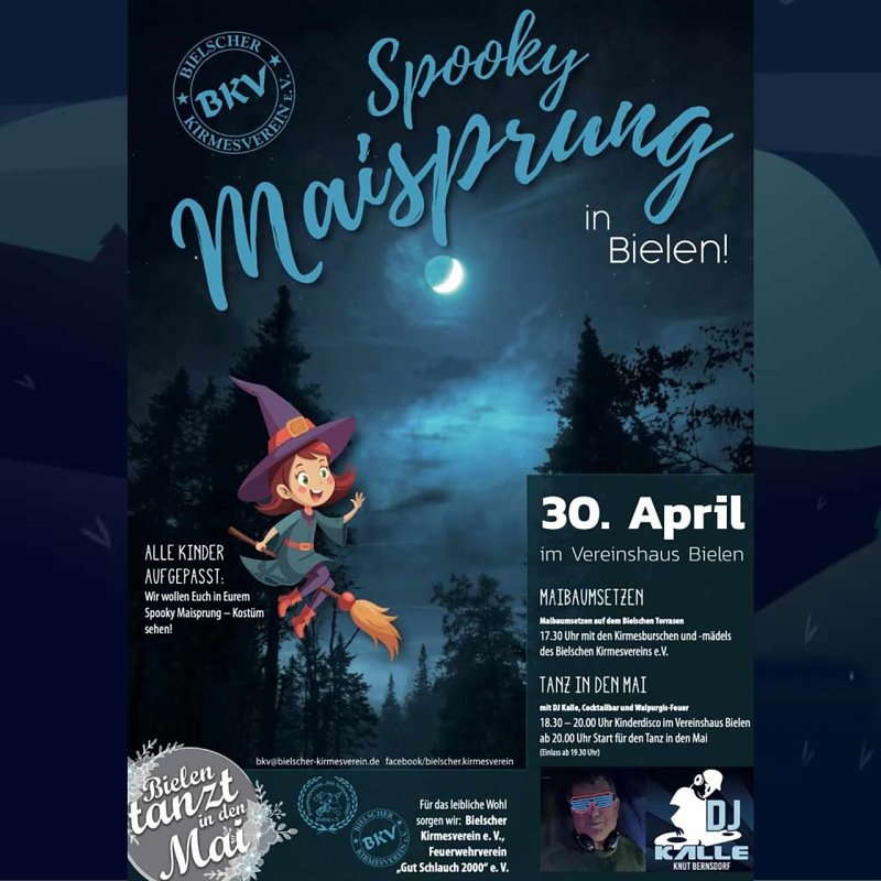 Nordhausen: Walpurgis - Maibaumsetzen - Tanz in den Mai 